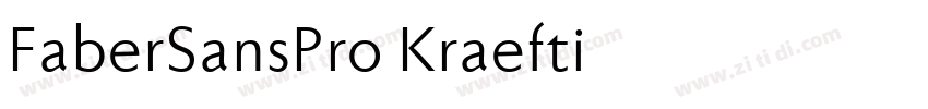 FaberSansPro Kraefti字体转换
